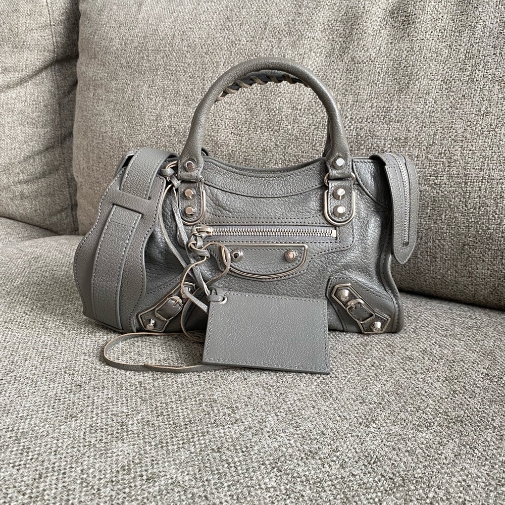 *SOLD* Balenciaga City Classic Metallic Edge Bag Leather Mini. - Picture 1 of 17